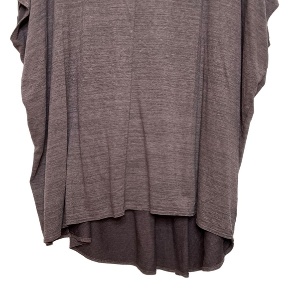 Bryn Walker V Neck Relaxed Cotton Blend Stretchy Boxy Tunic Lagenlook Top Small - Picture 5 of 12